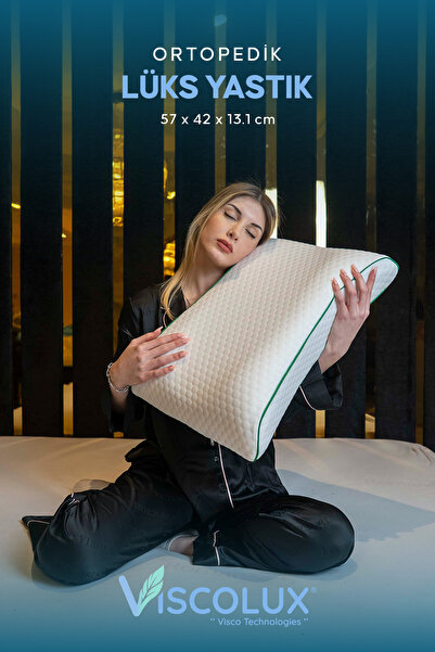Viscolux Ортопедична подушка з вигнутим люксовим підголівником; Антивікова по...