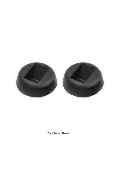 Choice 2 Black Round Bases Jewelry Storage Box Earring Studs Storage Box Antioxidant Pe Film Suspension Box