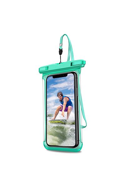 Choice غلاف هاتف مقاوم للماء باللون الأخضر 1، حقيبة سباحة جافة، غلاف تحت الماء لهاتف iPhone وHuawei وSamsung وXiaomi Sma