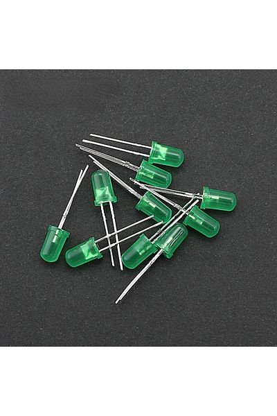 YTDMEN 5mm-green-100pcs 60-200PCS F3 F5 LED Diode Assorted Kit 3mm 5mm LED Light Emitting Diodes White Red