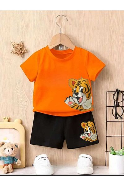 DOCE ELEGANTE Yandan Bear Printed Summer Suit