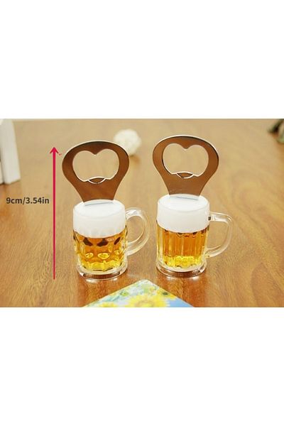 Choice 2pcs Men Beer Bottle Opener Magnetic Hanging Bottle Opener Fridge Magnets Funny Gift Home Decor