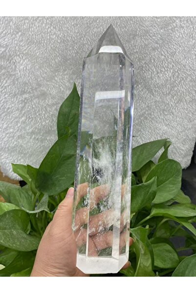 Choice 700-900 جرام حجر الكوارتز الشفاف كبير الحجم ذوبان المسلة الكريستالية ع...