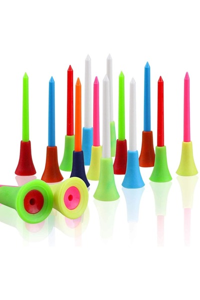 Choice مجموعة من 100 قطعة من حاملات كرات الجولف بألوان متنوعة، مقاس 83 مم، مص...