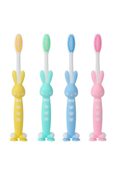 Choice 4PCs Cartoon Children Toothbrush, Manual Toothbrushes With Extra Soft Bristles For Deep Cleaning Ora