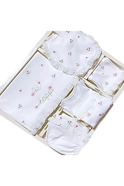 BYS TİCARET 10' Lu Lüks Kız Bebek Pamuklu Hastane Çıkış Seti / Yenidoğan Kız ...