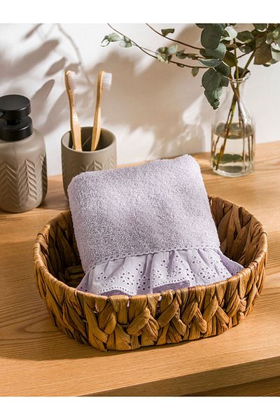 LC Waikiki Πετσέτα προσώπου LCW Ruffle Λεπτομερής 50x80 εκ
