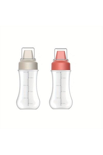 Choice 2pcs 1/2/3pcs Squeeze Sauce Bottle Leak Proof Refillable Condiment Container For Salad Ketchup Honey