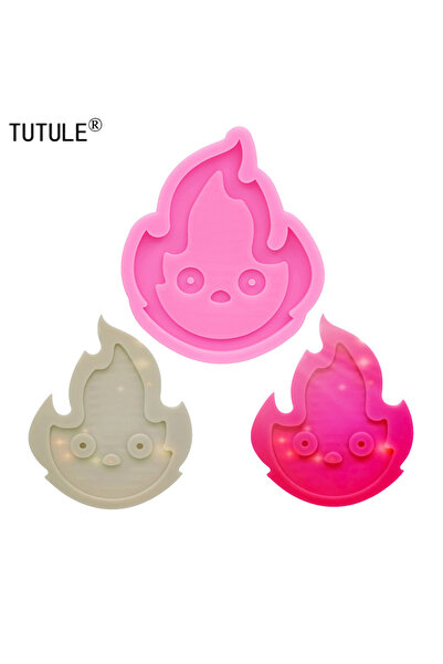 Choice قالب سيليكون على شكل أناناس وردي لامع، سلسلة مفاتيح، أقراط، إكسسوارات ...