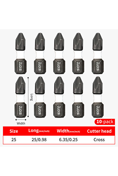 choice2 10pcs 5-20pcs Tungsten Steel Strong Magnetic Coil Electric Screwdrive...