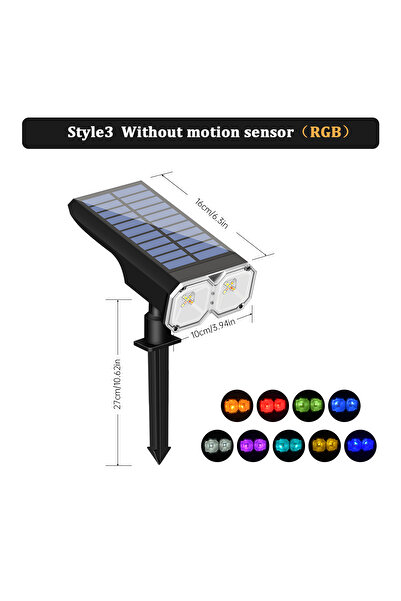 Choice مصباح المناظر الطبيعية الشمسي المطور Style 3 IP67 المقاوم للماء من الغ...