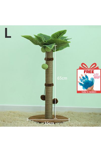 Choice H 65cm Brown Cat Scratching Pos for Cats 65cm Tall Scratch Tree with Premium Sisal Rope Two Interact