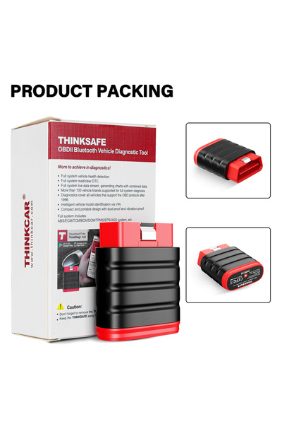 Choice جهاز Thinksafe 2026 Thinkcar Thinksafe OBD2 قارئ أكواد بلوتوث ثنائي ال...