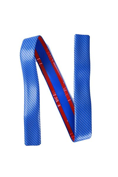 Choice Blue Width 100x5cm 1.5M Car-Styling 5D Carbon Fiber Spoilers Styling DIY Refit Spoiler Universal For