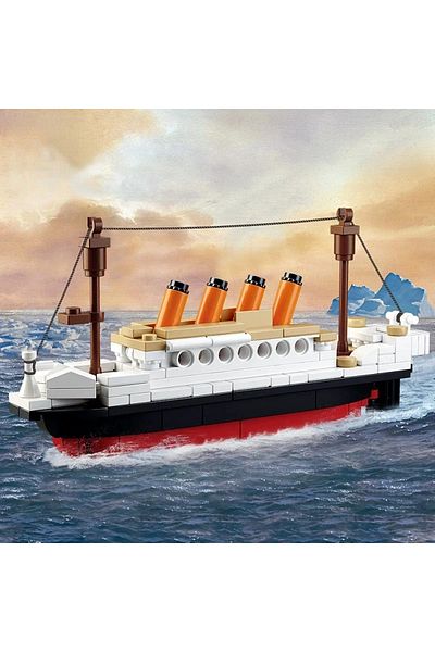 Choice NO BOX 194PCS Titanic RMS Ship Boat Building Blocks Sets Juguetes DIY Bricks City Brinquedos Figures