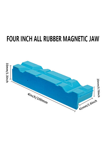 choice2 4 inch LTL3P04 Blue Vise Magnetic Protective Cover Protection Strip J...