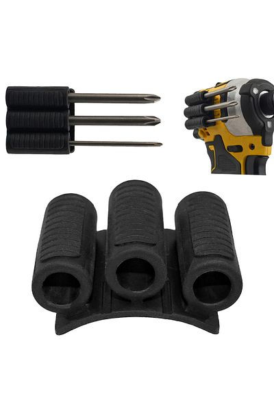Choice Drill Add-on Quick Change Bits Holders Mount Attachment Driver Bits Side Holder of Power Drill Or...