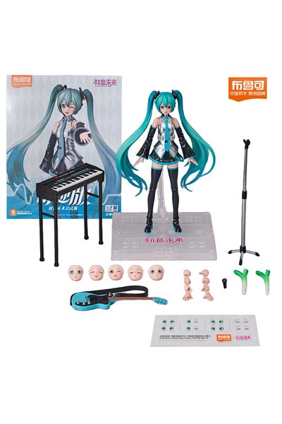 Choice Hatsune Miku Blokees Hatsune Miku Cartoon Anime Assembly Figurine Toy Anime Action Figure PVC Kids T