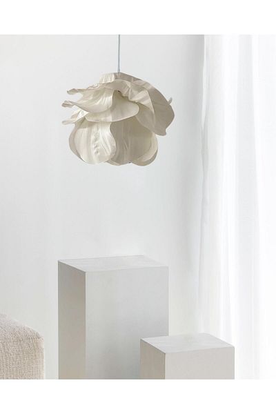 Maison Avf Modern Eva Anemone White Design Pendant Lamp Chandelier 45 cm