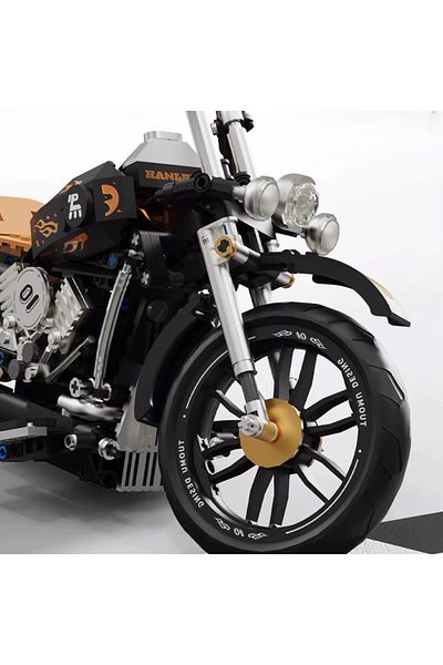 M MENBIS Retro Motorbike Racer Building Blocks Model City Racing Motorcycle Bricks Sets Toys Birthday Gift...