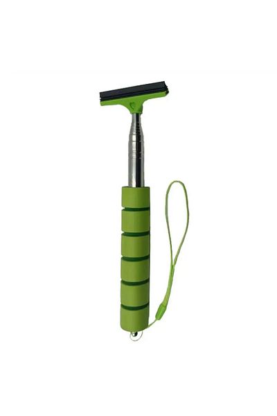 Choice Type C Green Rearview Mirror Windscreen Wiper Retractable Portable Rubber Squeegee Cleaning Tools Pa