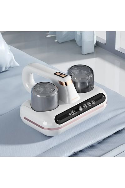 Choice White 10Kpa Bed Mite Vacuum Cleaner 5-in-1 Cordless UV-C Light Ultrasonic Technology Strong Suction