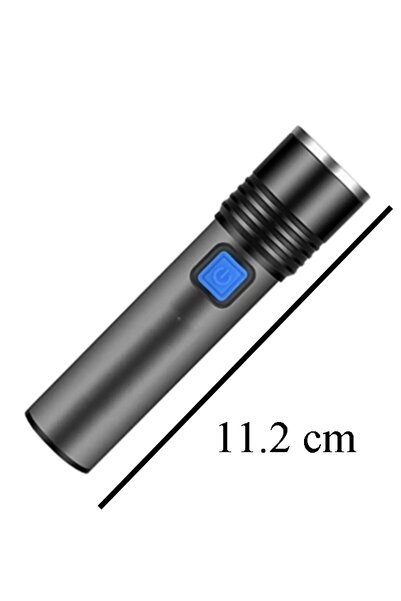 gaman Şarjlı Zoomlu El Feneri 150-200 Mt Uzun Menzil K31 Avcılık,kamp Feneri ...