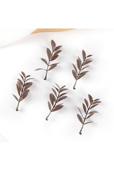 Choice Chocolate 50PCS Artificial Plants Leaf Wedding Party Home Decor Accessories Diy Cake Candy Box Garla