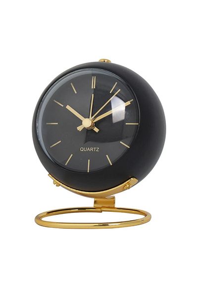 Choice black Nordic Creative Electronic Desk Clock, Minimalist Children's Alarm Clock, New Desktop Bedside