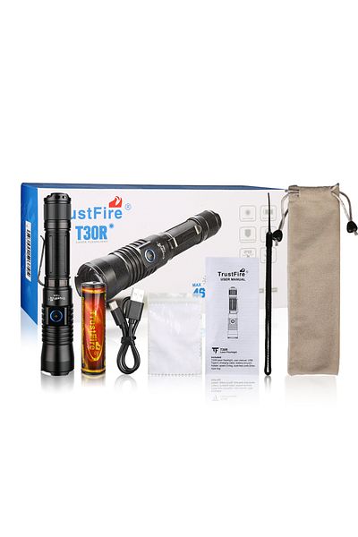 TrustFire 18650 Cp.t30r-d T30r Lep Tactical Flashlight 460 Lumens La-ser 1100m Beam Range Military R
