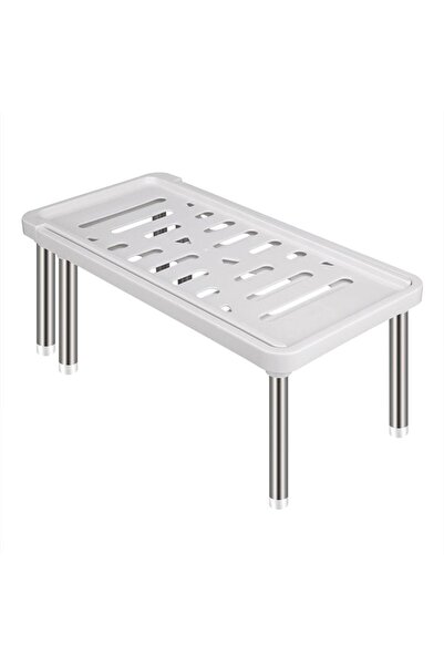 Choice رف تخزين قابل للتعديل باللون الرمادي، منظم رف تخزين من البولي بروبيلين...