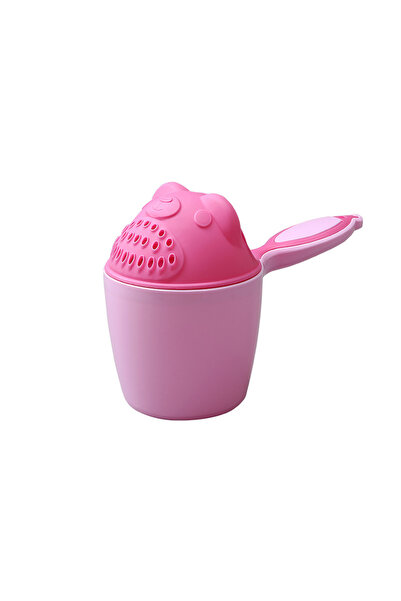 Choice قبعات استحمام للأطفال برسومات كرتونية وردية اللون، كوب شامبو للأطفال، ...