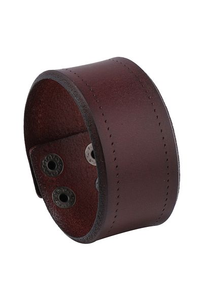 Choice Brown New Simple Wide Genuine Leather Bracelet Vintage Bangle