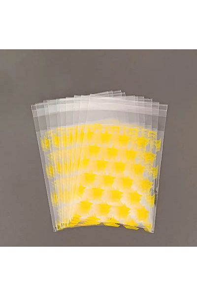 Choice 8x13cm other Yellow 100pcs 100 pcs Star self-adhesive Bag Essential Packaging Bag For Card Packaging