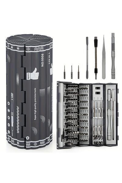 OLOEY 128 in 1 128 in 1 Precision Screwdriver Kit with Magnetic Flexible Shaft Professional Repair Tool fo