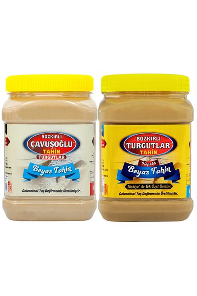 Bozkırlı Çavuşoğlu White Tahini Introduction Package (930g Without Bran + 930g with Bran)
