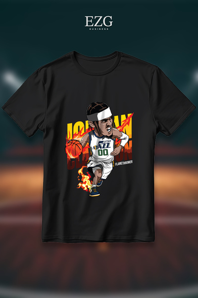 EZG Business Μπλουζάκι J.Clarkson Flamethrower με στάμπα, Oversize Unisex, απ...