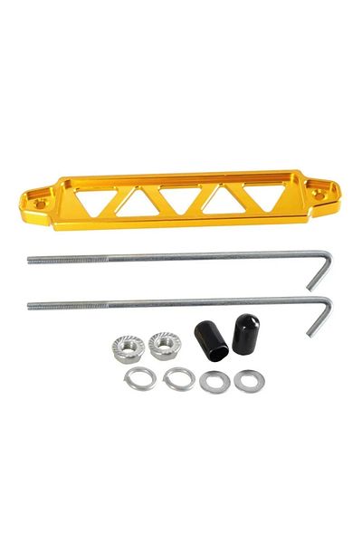 Choice Gold Universal Battery Tie Down Bracket for Subaru Fasten Brace Aluminum Bars for Honda Civic EK EG