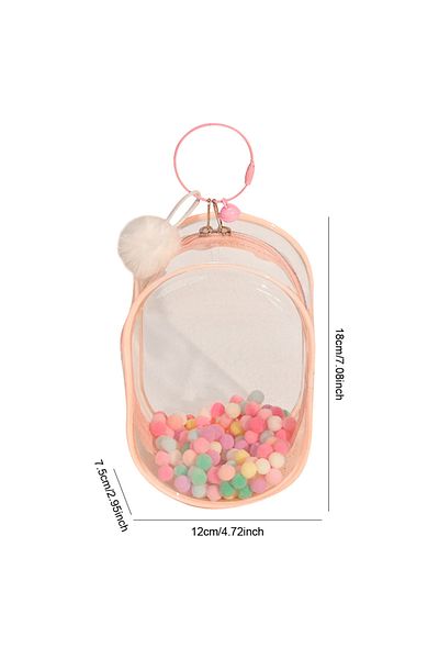 Choice Universal C 1PCS For Labubu V1 V2 Transparent Protective Cover Monster Toy Elf Doll Storage Box Dust
