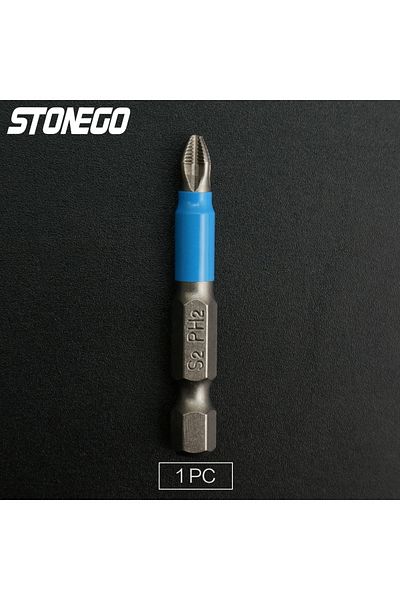 Choice Hexagonal 50mm 1 Pc Stoengo Screwdriver Bits 1/4" Hex Shank Magnetic Cross Screw Head Anti Slip Elec