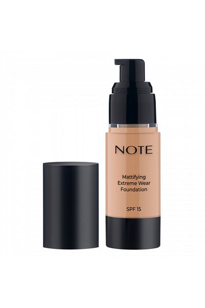 NOTE Mattifying Extreme Wear Foundation with High Coverage, Matte Finish and SPF 15 –122 LIGHT BEIGE