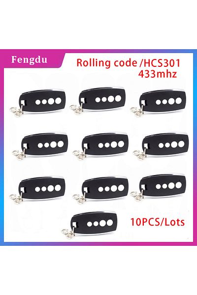 Choice 10PCS 10pcs/lots Remote Control For Gate 433mhz Rolling code Hopping code hcs301 Garage Door Command