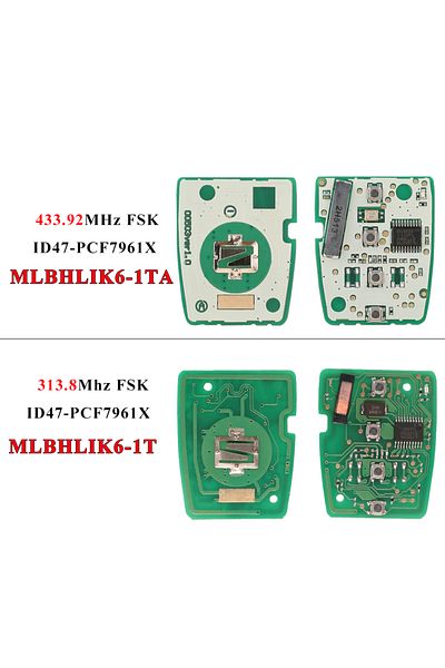 Choice 313.8mhz Id47 1 Circuit Board Only Jingyuqin 2/3/4 Btn Car Key Fob Pcf7961 Chip Remote Key Fob For H