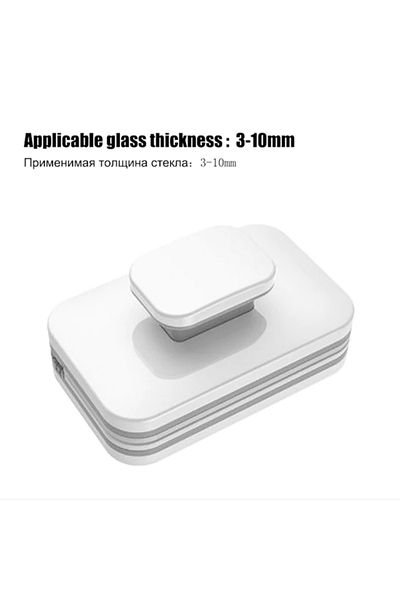 Choice 3-10mm NEW Magnetic Window Cleaner Brush Double-Side Automatic Water Discharge Wiper Glass Window Br