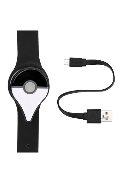 Choice أسود أبيض جديد تلقائي الالتقاط Powermon Go Plus لسوار Go Plus الذكي مع خاصية إعادة الشحن المتوافقة مع البلوتوث