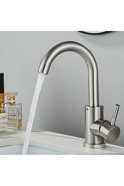 Choice Brushed Nickel A Bathroom basin mixer matt black/brushed nickel range for sinks stainless steel hot