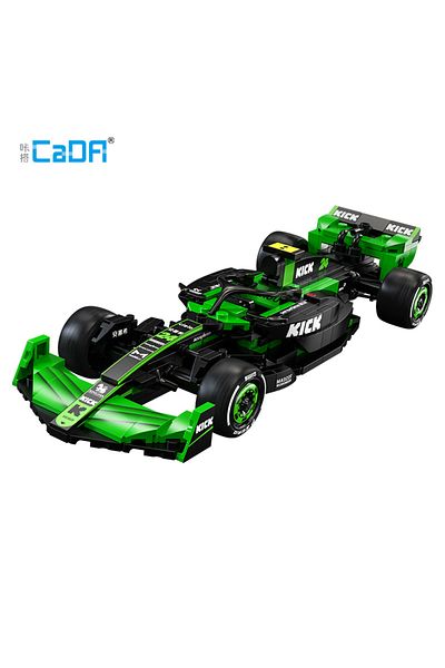 Choice1 no box 2024 MOC Sauber F1 Team C44 Formula-1 F1 Racing Car Number 24 Sports Car Building Blocks City
