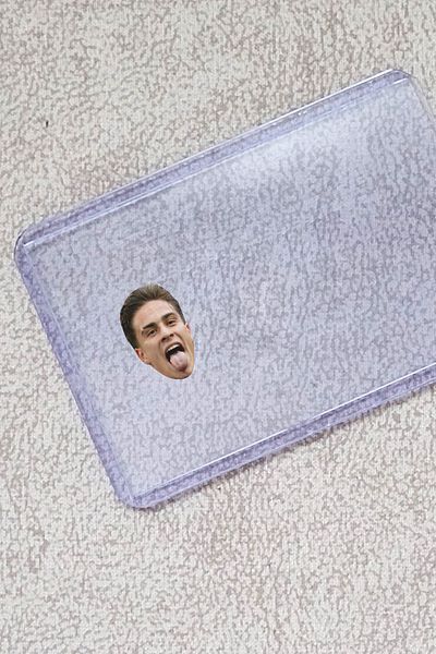 SARANG Kenan Yıldız Transparent Id Case - Driver's License, Population Wallet, School Card, Akbil Case