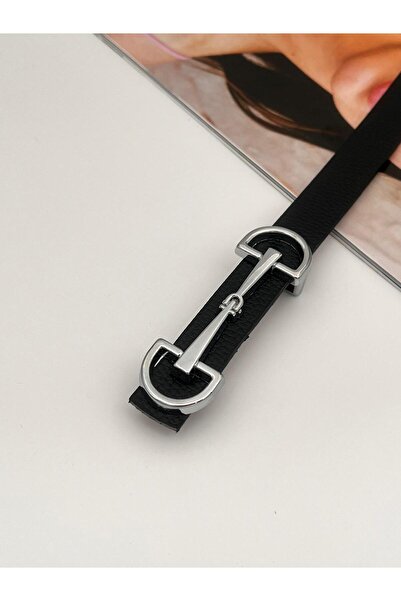 Descoin Curea subțire pentru femei cu cataramă lungă, centură pentru haină, c...