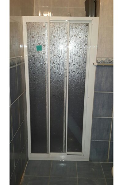 Pal Beyaz Profilli Bella Seri 1Sabit 2 Sürgülü Duşakabin